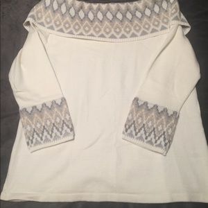 Cowl neck sweater